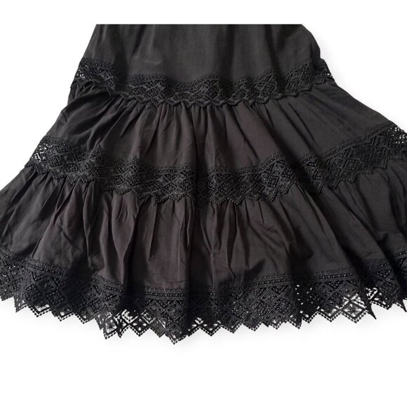 CHARO RUIZ IBIZA Crocheted Lace-trimmed Cotton-blend Dress, Size S, NWT - Picture 12 of 16